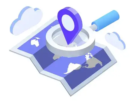 icon-track location worldwide