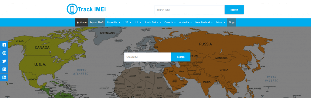 Track IMEI website