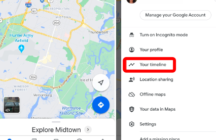 Google location sharing