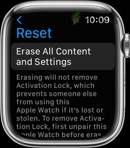 Select Reset > Erase All Content and Settings.