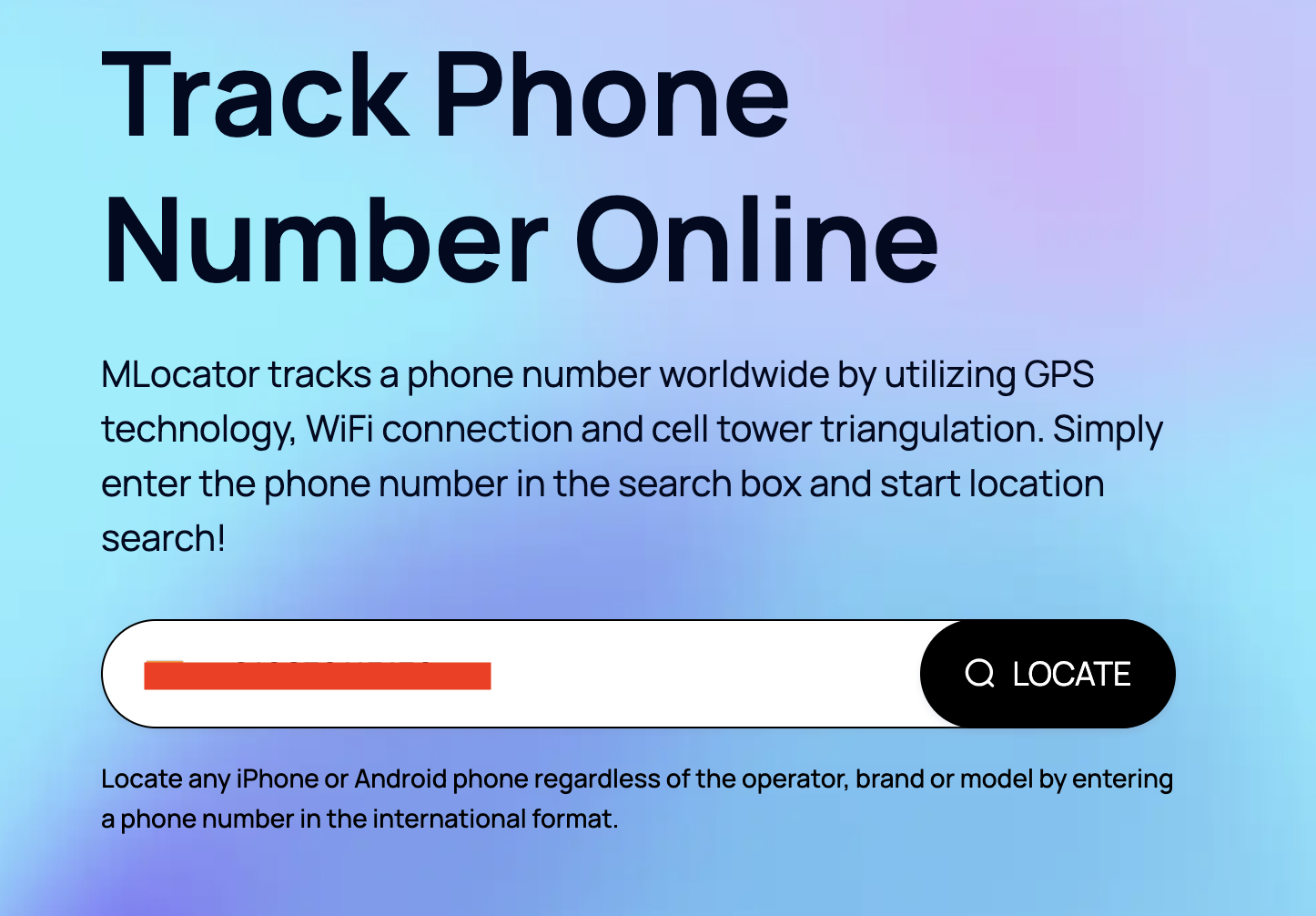 track phone number online