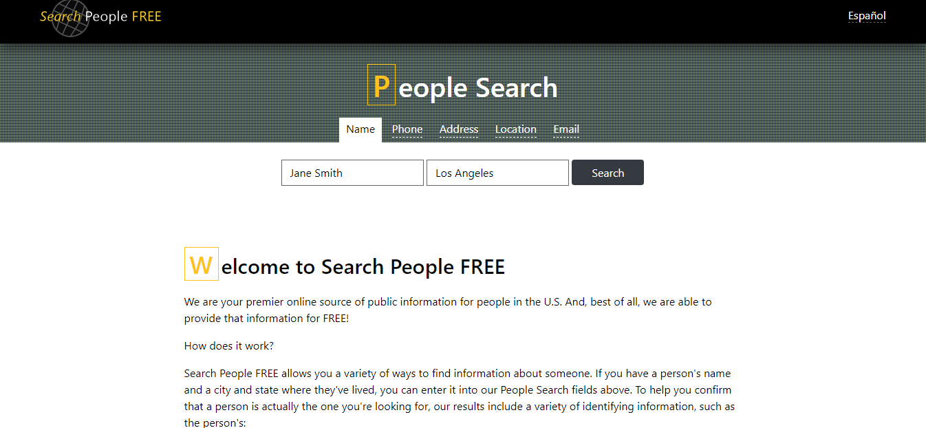 Search People Free