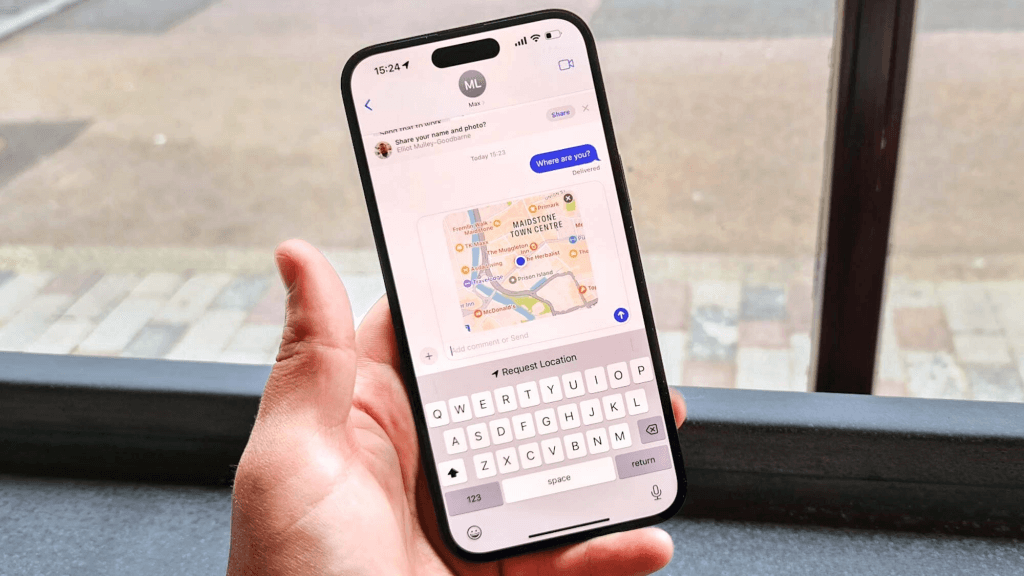 share location on iMessage