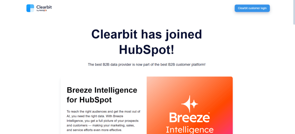 Clearbit Connect