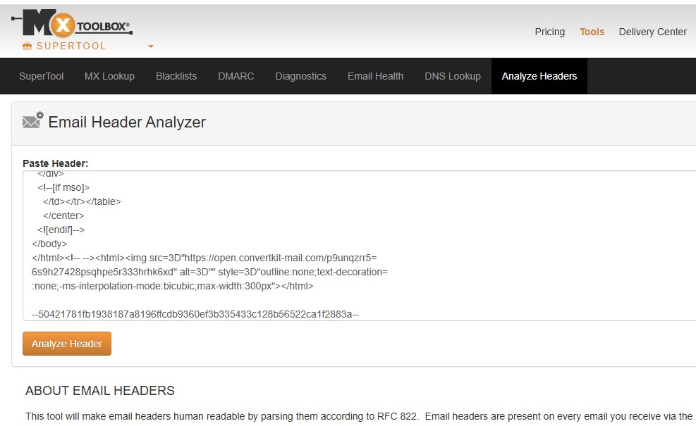 MXToolBox benzeri DNS arama aracı