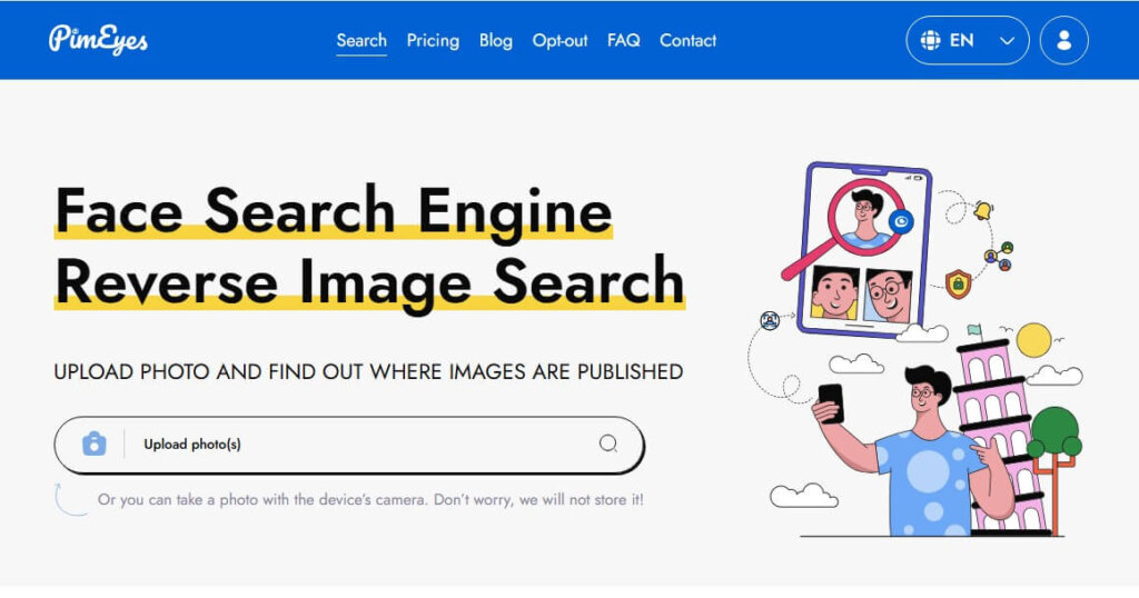 PimEyes Reverse Image Search