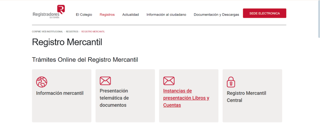 Registro Mercantil
