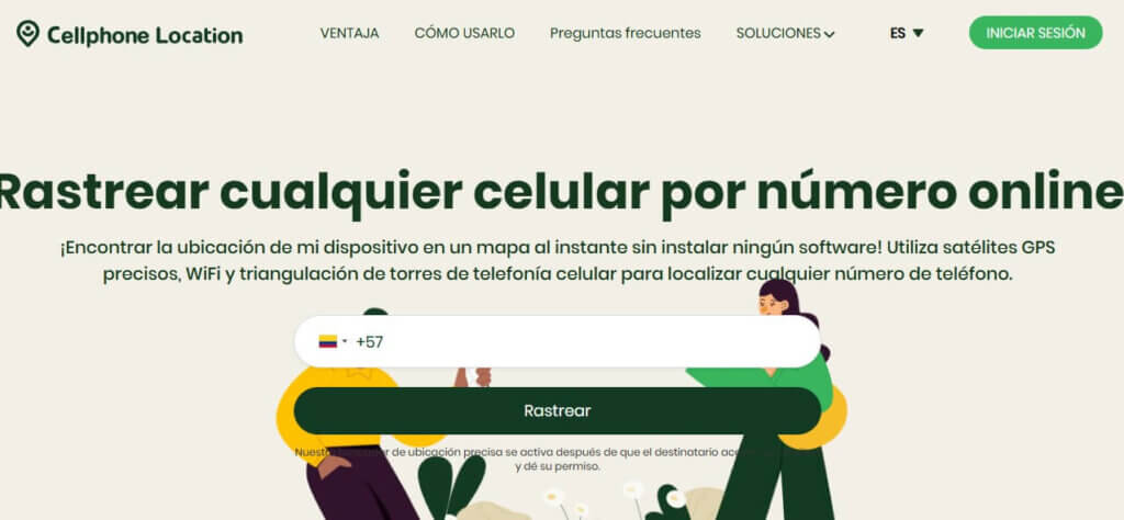 ubicación del teléfono celular