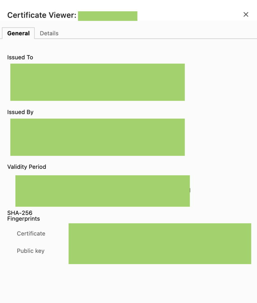 certificate viewer