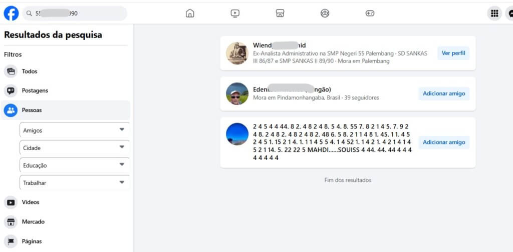 facebook page