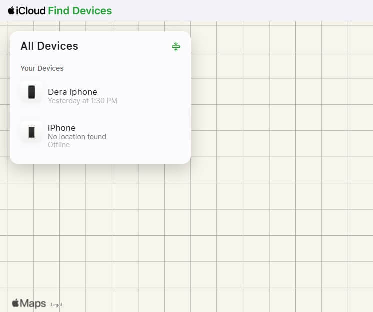 encontrar dispositivo en iCloud
