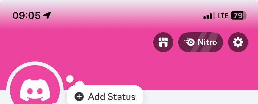 icono de engranaje en Discord