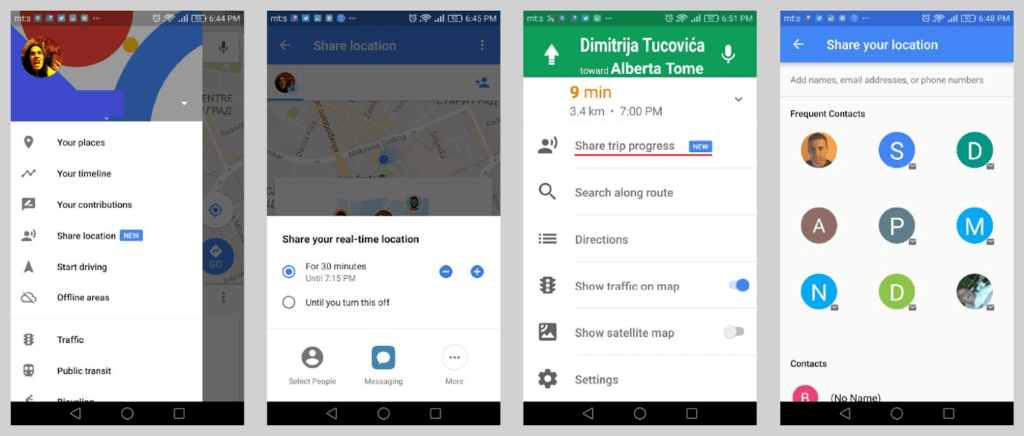 compartir ubicación de Google Maps