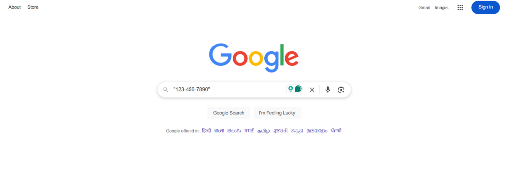 búsqueda de google