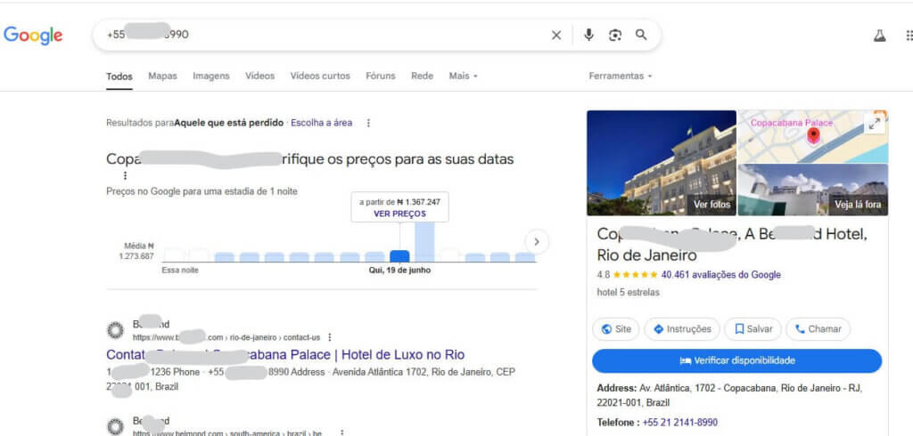 google search