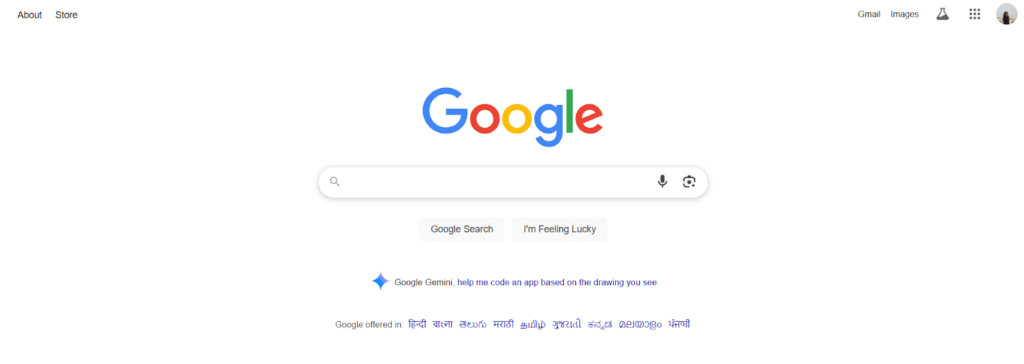 google search