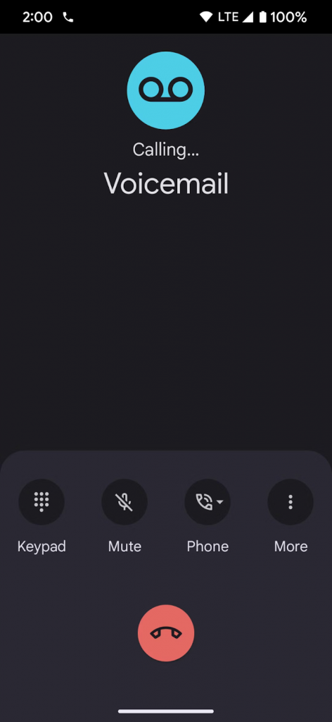 how to leave a voice message after a call iphone