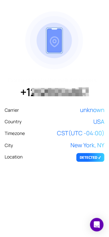 locate a phone number by gps