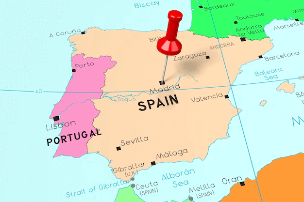mapa de Madrid
