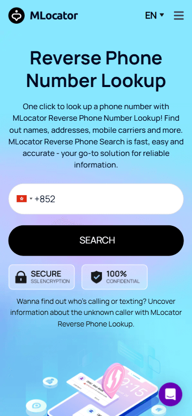 mlocator ters telefon numarası arama