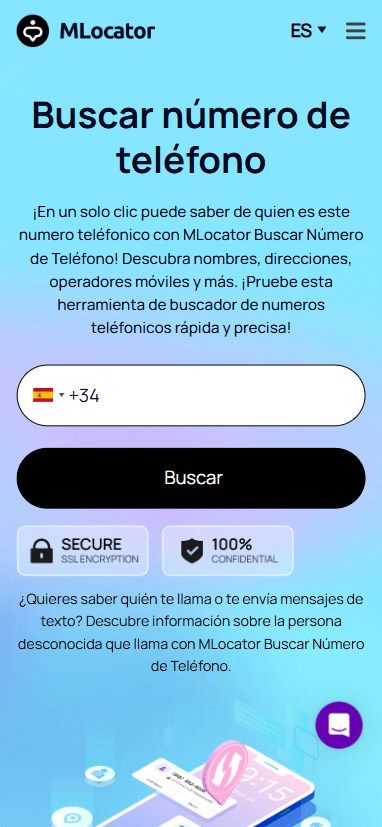 İspanyolca telefon numaraları için telefon numarası arama