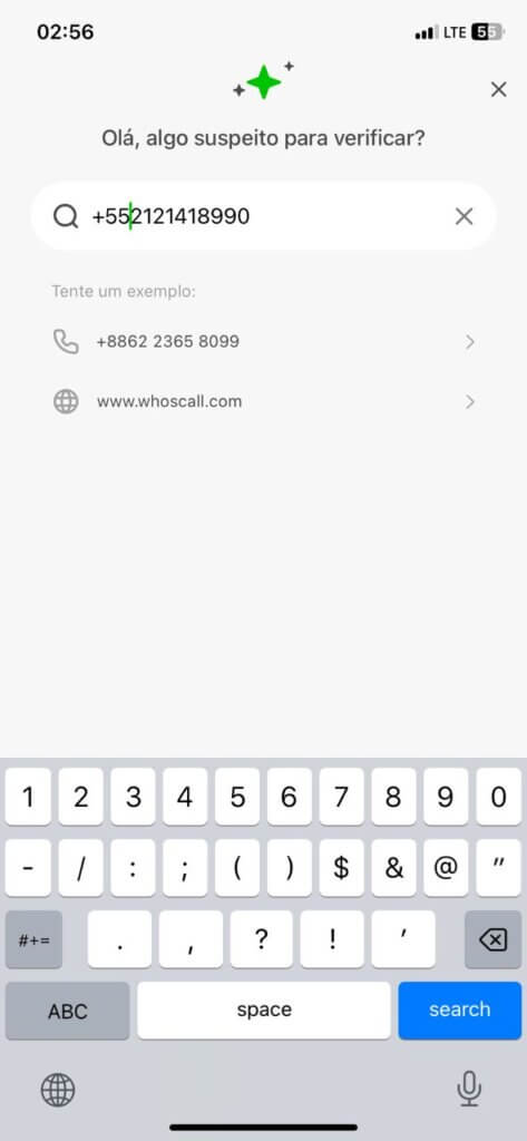 search people on whoscall