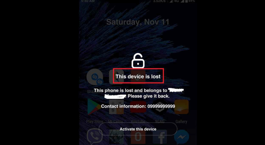 xiaomi kayıp modu